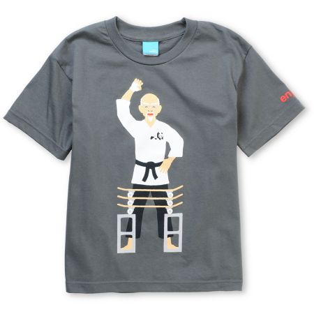 Enjoi Board Breaker Boys Charcoal Tee Shirt