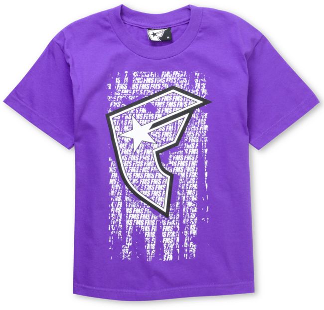 Famous Stars & Straps Dirty Street Purple Tee Shirt