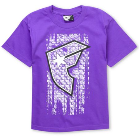 Famous Stars & Straps Dirty Street Purple Tee Shirt