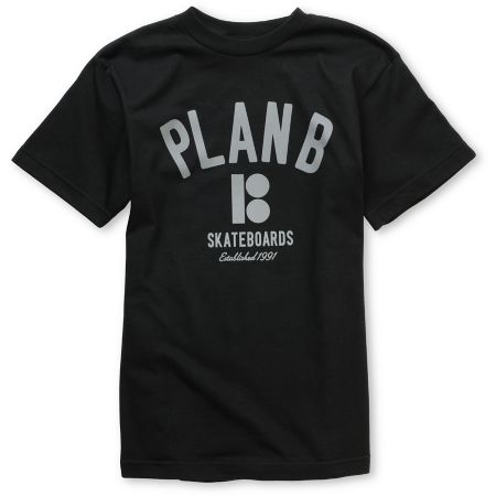 Plan B Heritage Boys Black Tee Shirt