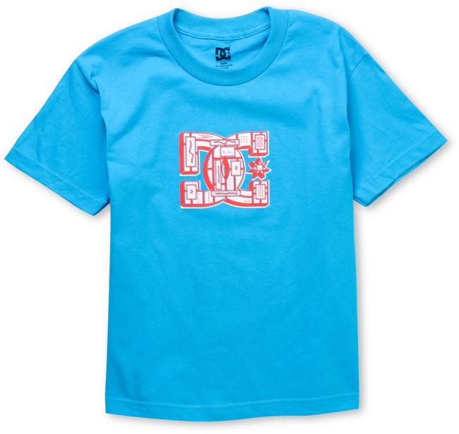 DC Boys Shoarma Blue Tee Shirt