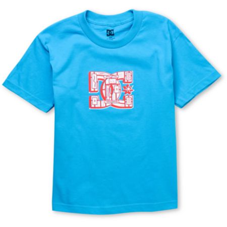 DC Boys Shoarma Blue Tee Shirt