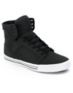 Supra Skytop Black Express TUF Canvas Skate Shoe
