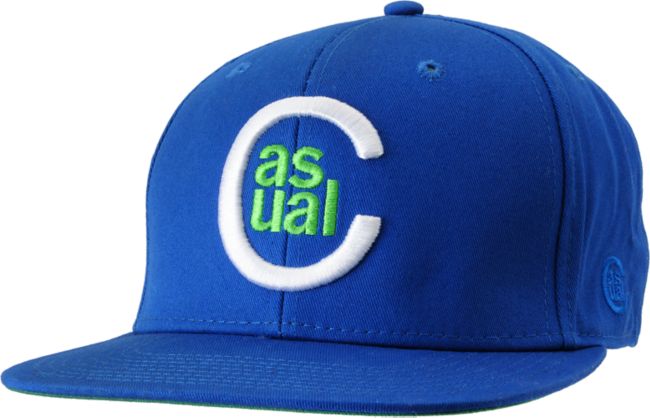 Casual Industrees C Logo Blue Snapback Hat