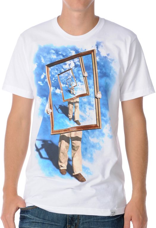 Imaginary Foundation Recursive Loop White Tee Shirt
