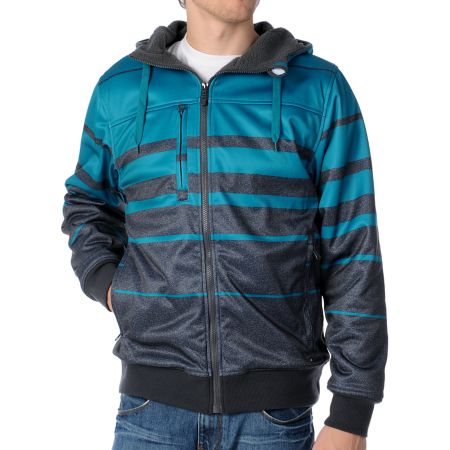 Empyre Fader Turquoise & Grey 2012 Tech Fleece Hoodie
