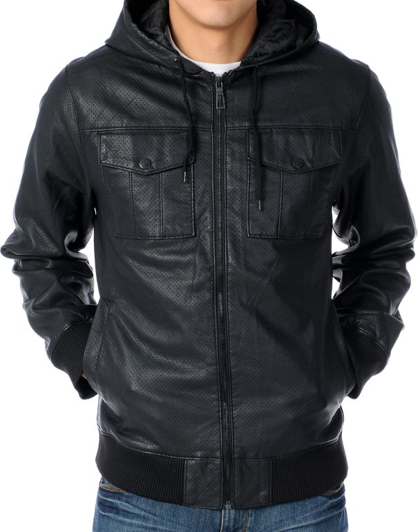 Dravus Boardwalk Black Perforated Jacket