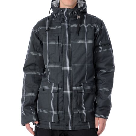 Empyre Drift Grey Plaid Jacket