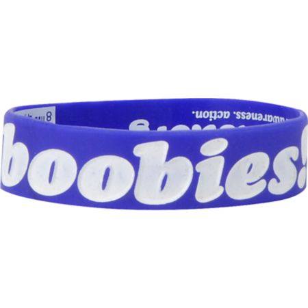 Keep A Breast Foundation Purple Heart Boobies Bracelet