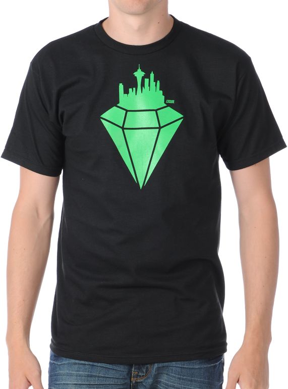 Casual Industrees Emerald City Black Tee Shirt