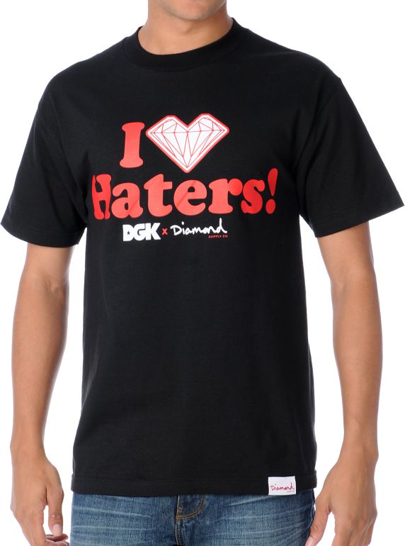 DGK x Diamond Haters Black Tee Shirt