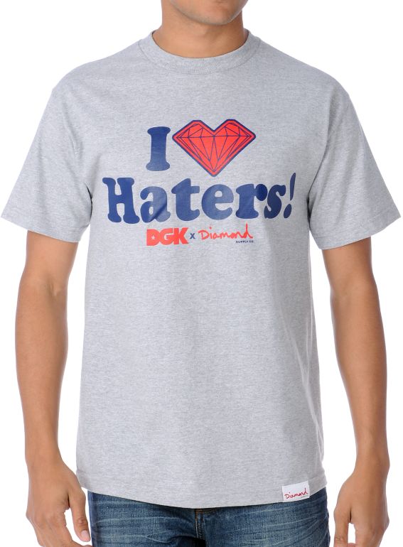 DGK x Diamond Haters Grey Tee Shirt