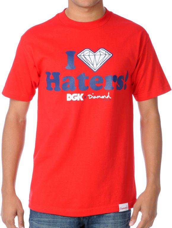 DGK x Diamond Haters Red Tee Shirt