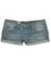 Volcom Girls Check In 2.5" Denim Shorts
