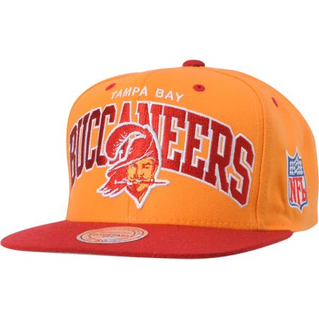 NFL Mitchell and Ness Buccaneers Arch Snapback Hat