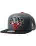 NBA Mitchell and Ness Chicago Bulls Charcoal Snapback Hat