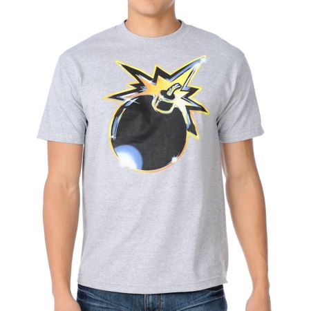 The Hundreds Crusader Heather Grey Tee Shirt 
