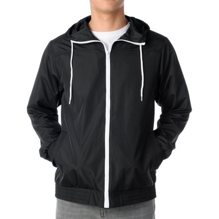 Zine Sure Shot Black Windbreaker
