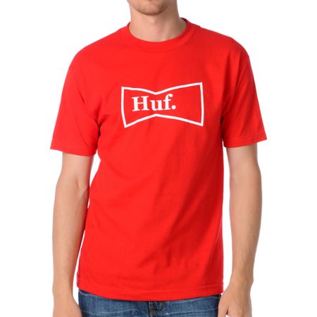 HUF Bowtie Red Tee Shirt