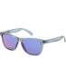 Oakley Frogskins Black Crystal & Violet Iridium Sunglasses