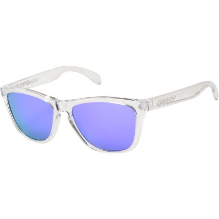Oakley Frogskins Clear & Violet Iridium Sunglasses