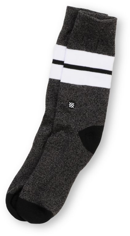 Stance Sequoia Grey & Black Crew Socks
