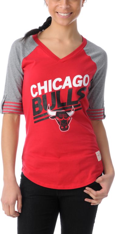 NBA Mitchell and Ness Chicago Bulls Comeback Girls Tee Shirt