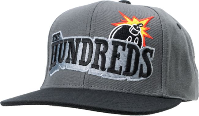 The Hundreds Shutout Grey & Black Snapback Hat