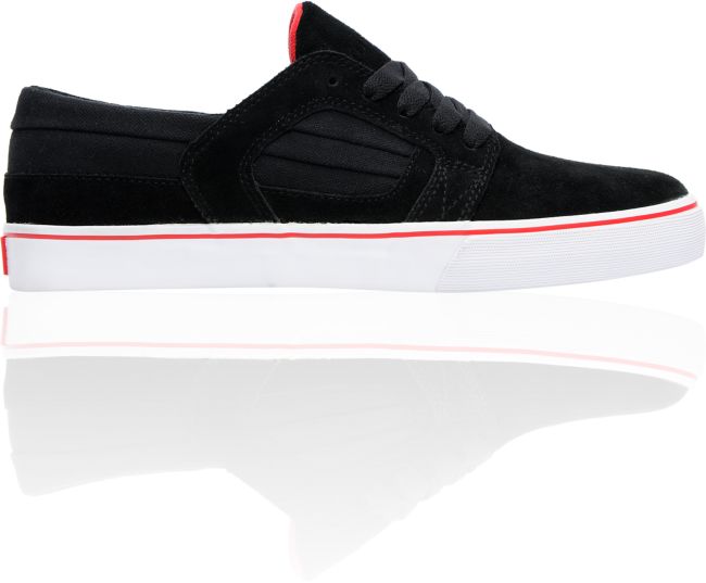 Supra Muska Skylow 2 Black Suede & Canvas Skate Shoe