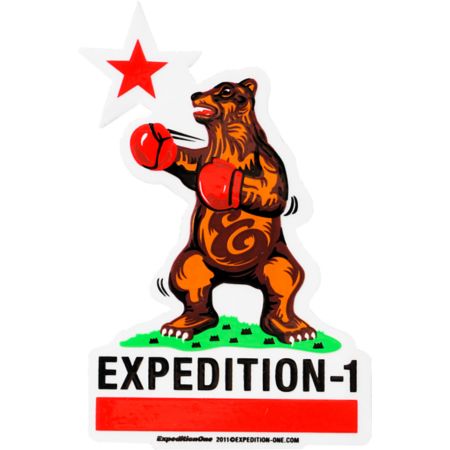 Expedition One Cali Bear Sticker