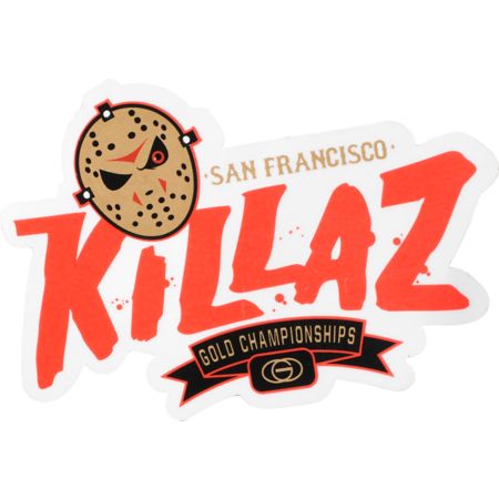 Gold Wheels MVP Killaz Sticker