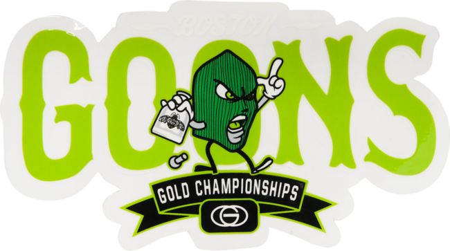 Gold Wheels MVP Goons Sticker