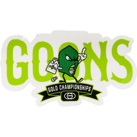 Gold Wheels MVP Goons Sticker