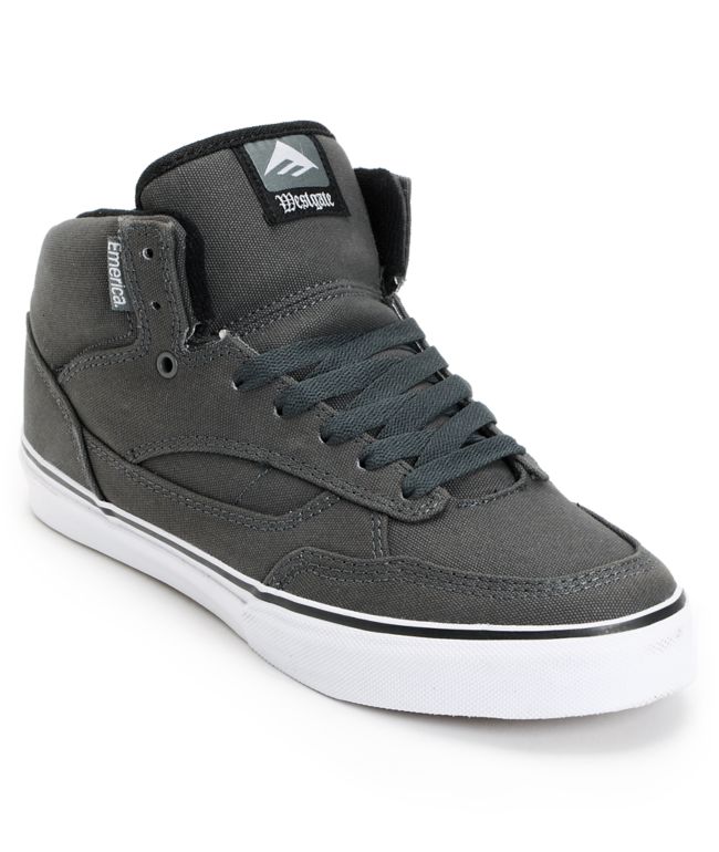 Emerica Westgate Grey Canvas Skate Shoe