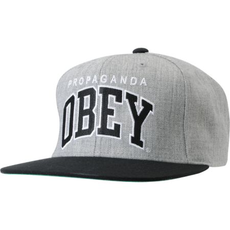 Obey Throwback Chambray Snapback Hat