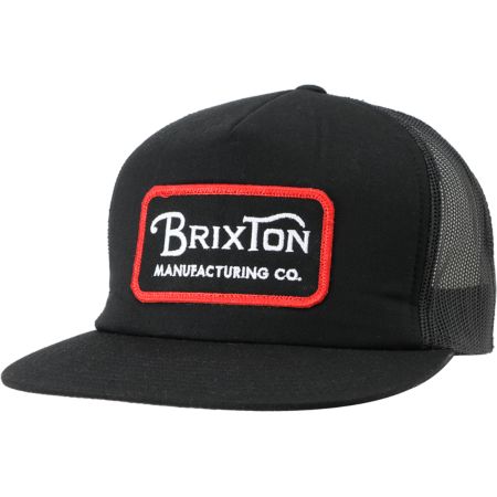 Brixton Route III Black Trucker Hat