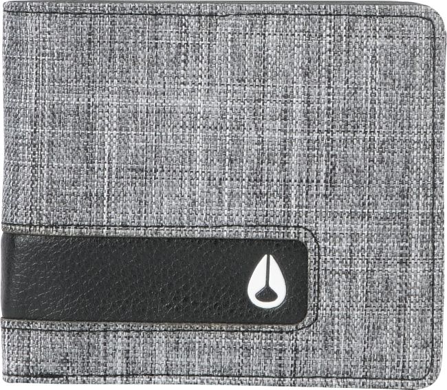 Nixon Black Wash Canvas Showoff Wallet