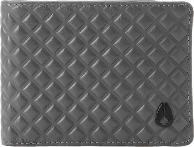 Nixon Pass Charcoal Diamond Bi-Fold ID Wallet
