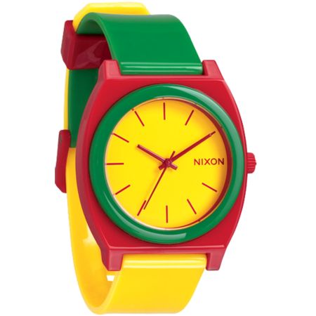 Nixon Time Teller P Rasta Analog Watch