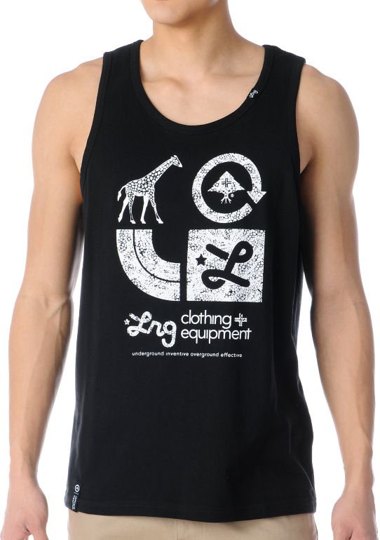 LRG CC Graphic Black Tank Top