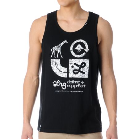 LRG CC Graphic Black Tank Top 