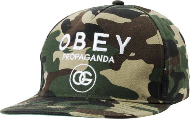 Obey Coco Camo Snapback Hat