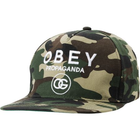 Obey Coco Camo Snapback Hat