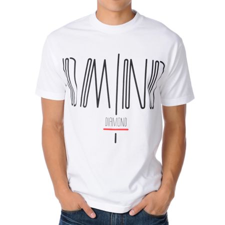 Diamond Supply Coda White Tee Shirt