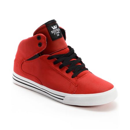 Supra TK Society Mid Red Tuf Shoe