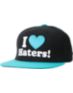 DGK I Love Haters Black & Turquoise Snapback Hat