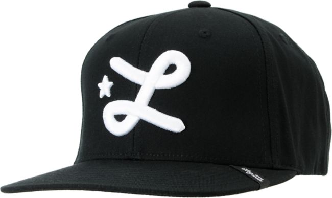 LRG CC Black & White Snapback Hat