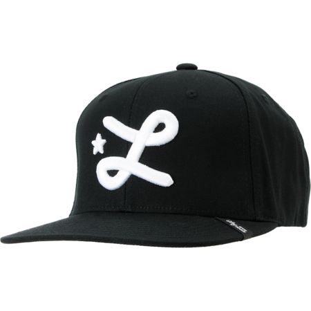 LRG CC Black & White Snapback Hat