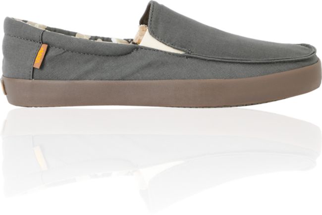 Vans Bali Charcoal & Rad Yellow Slip On Shoe