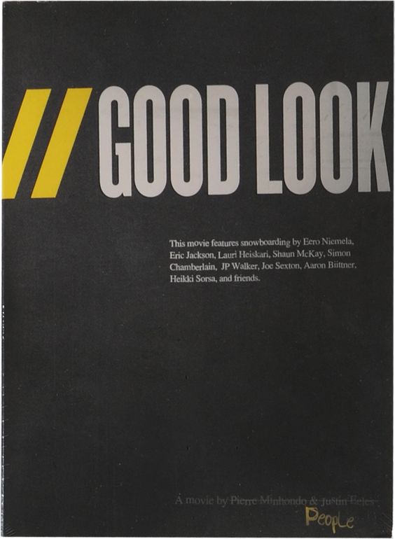 Good Look People Creative Films Snowboard DVD